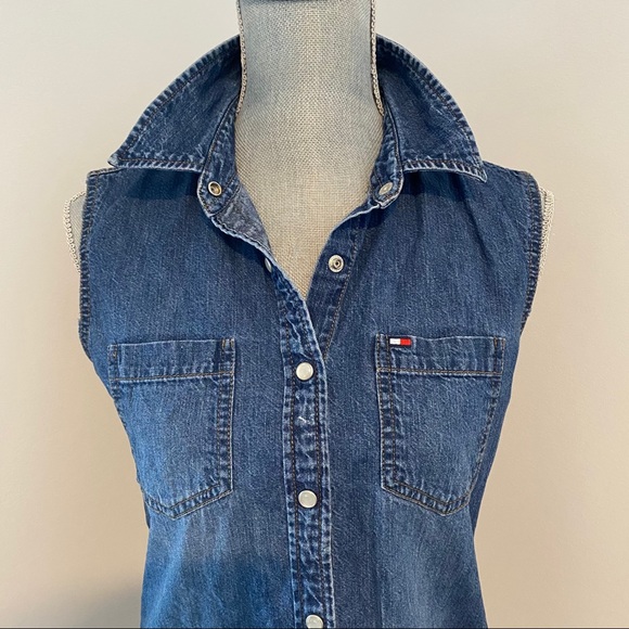 Tommy Hilfiger Tops - Tommy Hilfiger sleeveless denim top
